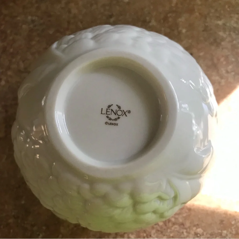 LENOX Holly and Pinecone Candle Votive